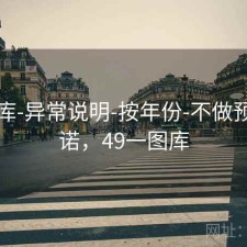 49图库-异常说明-按年份-不做预测承诺，49一图库
